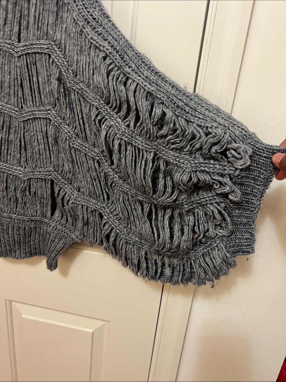Gray Crochet top - Picture 2 of 8